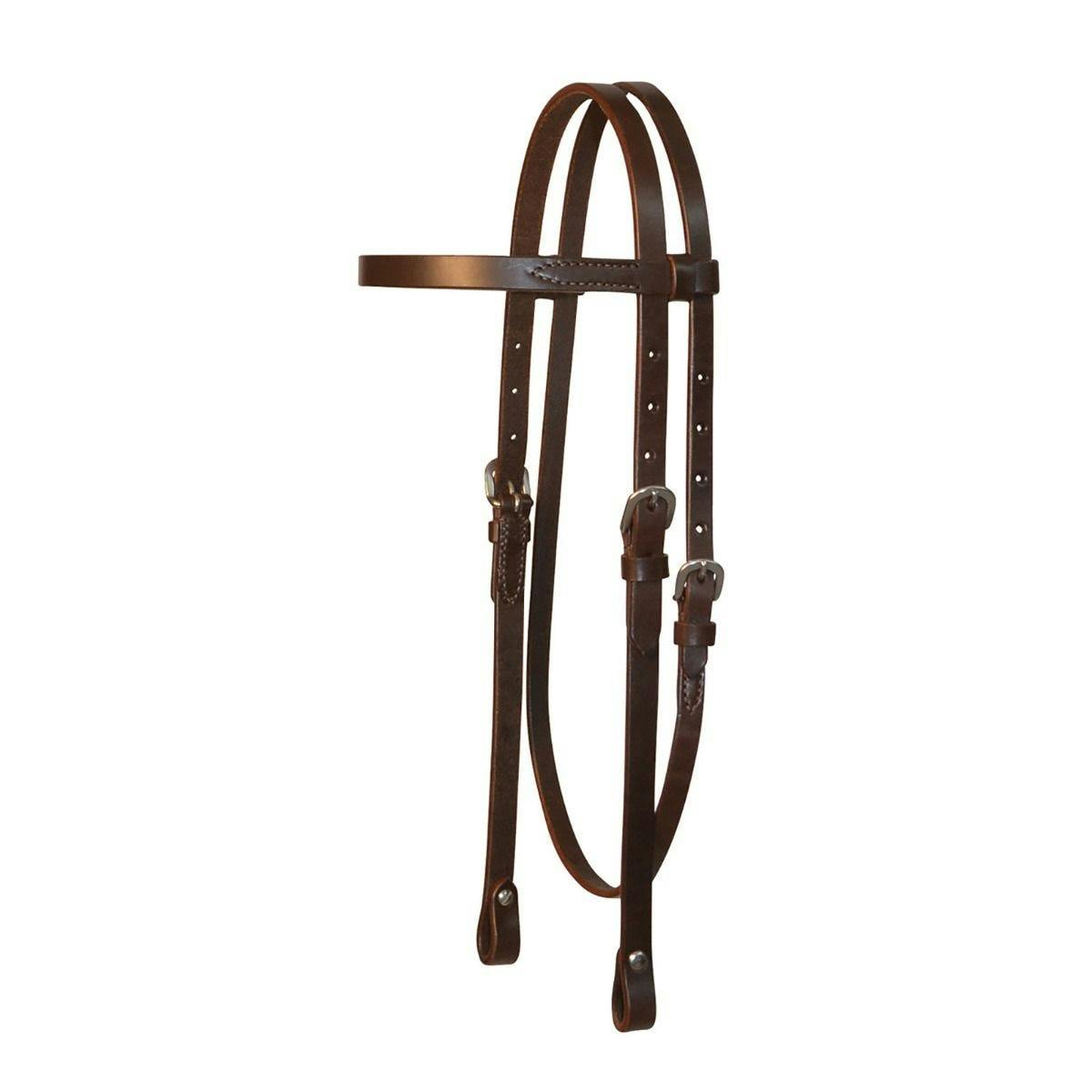 Lightweight Classic Smooth Browband Headstall